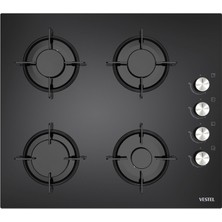 Vestel AO-65104 S-Dg 65 cm 4 Gözü Gazlı Ankastre Ocak