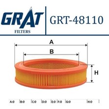 Grat 48110 Hava Filtresi Suzuki Alto 86> 3cyl 1378078100