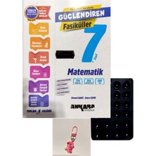 Ankara Yayıncılık 7.sınıf Güçlendiren Matematik Fasikül Yeni Baskı+Vantuz+Çanta Süsü