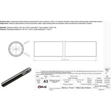 İbraş Ibras 65114 Hortum Düz Metrelik 60mm 71mm 100 Cm Sıcak Ve Soğuk Su Kullanımı Icın