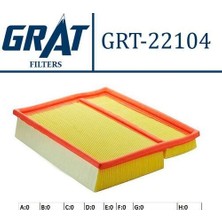 Grat 22104 Hava Filtresi M111 C180 94 00 C200 9300 C200 Cdı Clk Serisi 00 01 25177077