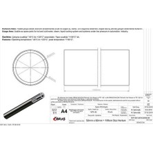 İbraş Ibras 65126 Düz Metrelik Hortum 52MM 62 mm 100 cm Sıcak ve Soğuk Su Kullanımı Icın