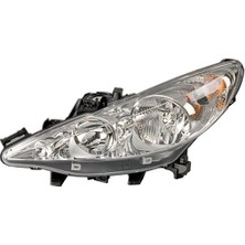 Hella 1EF354533021 Sağ Far Beyaz Peugeot P207 07 15 Elektrikli H7 H1 Motorlu 6206.95