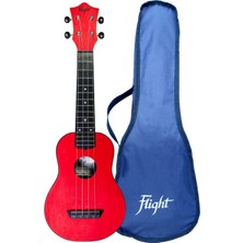 Flight TUS35 TRAVEL Soprano Ukulele (Kırmızı)