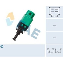 Fae 24781 Fren Lambası Şalteri Mokka Aveo Lacetti 1247782