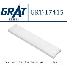 Grat 17415 Kabin Filtresi Vw Sharan 96 10 Alhambra 96 9 33822VV