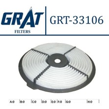 Grat 33106 Hava Filtresi Daihatsu Applause 90> Karbüratörlü 1780187717