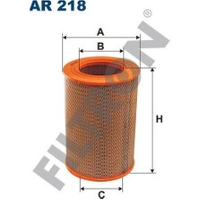 Filtron AR218 Hava Filtresi Mercedes W111 W114 W116 Slc C107 280 Slc 177 Hp 06 76 09 81 001.094.86.0