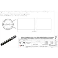 İbraş Ibras 65109 Hortum Düz Metrelik 40mm 50mm 100 Cm Sıcak Ve Soğuk Su Kullanımı Icın