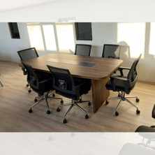 Erdem Kardeşler Ofis Mobilyaları Derili Toplantı Masası 6 Kişilik