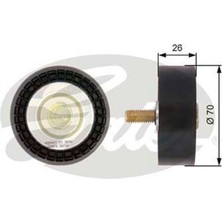 Gates T36296 V Kayış Gergi Rulmanı Bmw E81 E87 E46 E90 E83 E83 11281440378