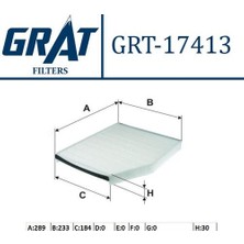 Grat 17413 Kabin Filtresi Transit Custom V362 12 V363 22T Dcı 13 BK2118D543AA
