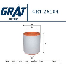 Grat 26104 Hava Filtresi A7 3.0 Tdı 2009 33708VV