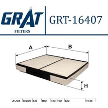 Grat 16407 Kabin Filtresi Hyundai Elantra 96>-Matrıx 04> 971332D000