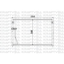 Kraftvoll 08060034 Klima Radyatörü 626 V 570×358×17 GE4T61480A