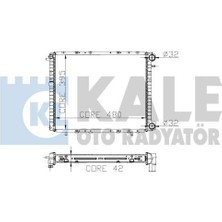 Kale 0511151AB Motor Radyatör Kangoo 1.4 1.6 Clio Iı 1 Sıra Al.braz. Sistem Pıposuz 7700272472