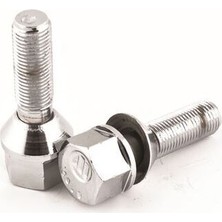 Mga 77174 Bijon Cıvatası Cms Pullu Kromajlı AA19 M12×1.25 B 30 L 30 H 57 Pullu Kromaj Kaplı 85003224
