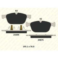 Kale Balata 24393A0000KD13 Ön Balata Palio Albea 98 12 1.2 1.4 0000794962