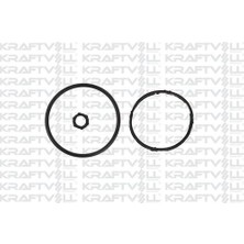 Kraftvoll 12010100 Yağ Filtre Oring Conta Seti P307 P206 Partner Iı Berlingo Iı C3 C4 TU5JP4 (1.6 16