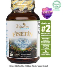 Kiperin Fisetin | Senolytic Bileşik | Hücre Temizleme ve Longevity Desteği | 30 Kapsül