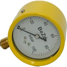Manometre 0-100 Mbar Q63 1/4 Beze