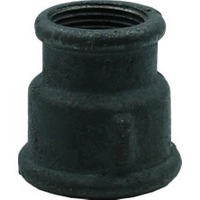 1 1/2"x1 1/4" Siyah Manşon Redüksiyon Trakya Döküm