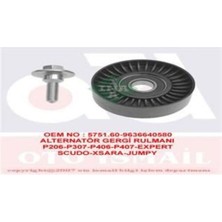 Ina 532043910 Alternatör Gergi Rulmanı P206 307 406 407 607 807 Expert C5 C8 Jumpy 1.8 16V 2.0 16V 2