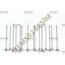 Maher 10105 Supap Takım Besta E 2200 Std In 4 Ölçü 41X8X107 Ex 4 Ölçü 36X8X106.8 K710-12-111
