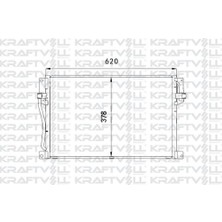 Kraftvoll 08060214 Klima Radyatörü Volvo 850 C70 S70 9804 30665225