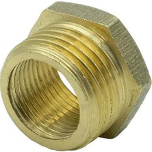 1/2" x 1/4" Sarı Nipel Rediksiyon Standart