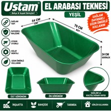 Ustam El Arabası Teknesi Yeşil Boy :79 cm Eni : 54 cm Derinlik :24 cm