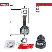 Mga 70865 Aks Kafa Dış Juke 2011> 1.5 Dcı 2WD C92111KN0B