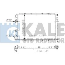 Kale 0533331AB Motor Radyatör Megane 1.4 1.6 1.9d 1.9tdı 2.0 Clio 1.5cdı Klimalı 1 Sıra 7700838133