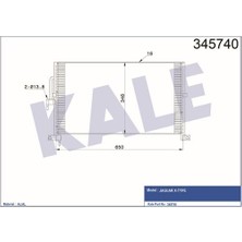 Kale 345740 Klima Radyatörü Yb - Xb Aj V6 x Type I X400 2002 2009 4H19710AA