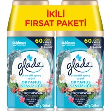 glade oda kokusu otomatik sprey 2'li yedek okyanus sessizliği 269mlx2