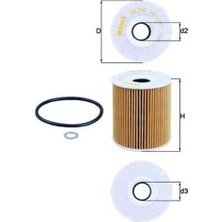 Mahle-Knecht-Behr OX156D Yağ Filtresi Bmw E46 E39 E38 X5 E53 Land Rover Range Rover Iıı 3.0 D 114222