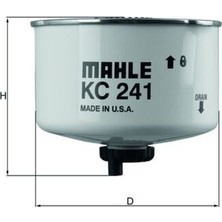 Mahle-Knecht-Behr KC241D Yakıt Filtresi (276DT 306DT 368DT) Discovery 3 L319 0409 Discovery 4 L319 0