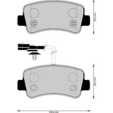 Magnetti Marelli 323700012900 Arka Balata Master Iıı Movano 2.3 Dcı Cdtı 10 Tek Teker 440601186R 440