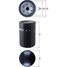 Mahle-Knecht-Behr KC24 Mazot Filtresi Man 6732716110