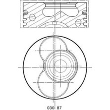 Mahle-Knecht-Behr 0308700 Piston Segman 79.51MM Std 3. 4. Pistonlar Golf Iv Bora Transporter T5 Audi