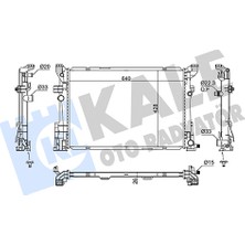 Kale 362885 Su Radyatörü Brazıng Mercedes A Serisi W176 180 180CDI 200 12 At A214105DB0A