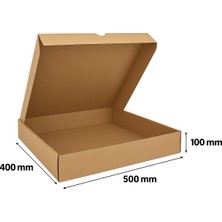 Kutu Deposu 40X50X10 cm E-Ticaret ve Kargo Kutusu (25 Adet)