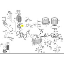 Mercedes A9405281807 Hava Filtre Bacası Mer Lkw A9405281807