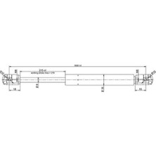 Kraftvoll 09010055 Bagaj Amortisörü Marea Sw R19 Europa Hb 7700818237