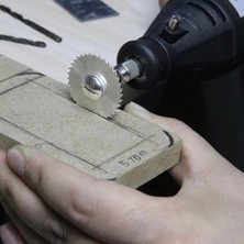 TeknoKapsül Metal 6 Parça Mini Matkap Ucu Ahşap Kesme Yuvarlak Çelik Bıçak Disk Testere Seti Kiti