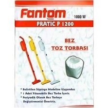 Gees Global Fantom ile Uyumlu Pratik P1200 - Speedy Du 2000 - Beyaz Toz Torbası - 15 Adet