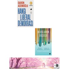 Doğan Kitap Daron Acemoğlu 2 Kitap Set - Hangi Liberal Demokrasi - Ulusların Düşüşü - Genç Kitap Ayraç Hediyeli