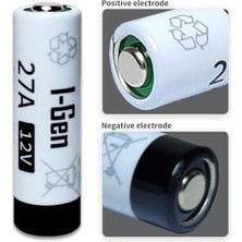 Gees Global I-Gen 27A Pil 5'li Paket 12V MN27 (27A / A27 / L828)