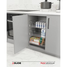 Huzur 400X500X130 Bağımsız Frenli Raylı Çekmece M:450