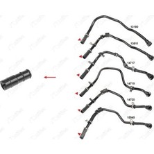 Nifea 14738 Yağ Buhar Borusu Hortumu Plastik Boru Harıc Alfa Romeo Mito 955 1.3 Multijet 199 A3.000